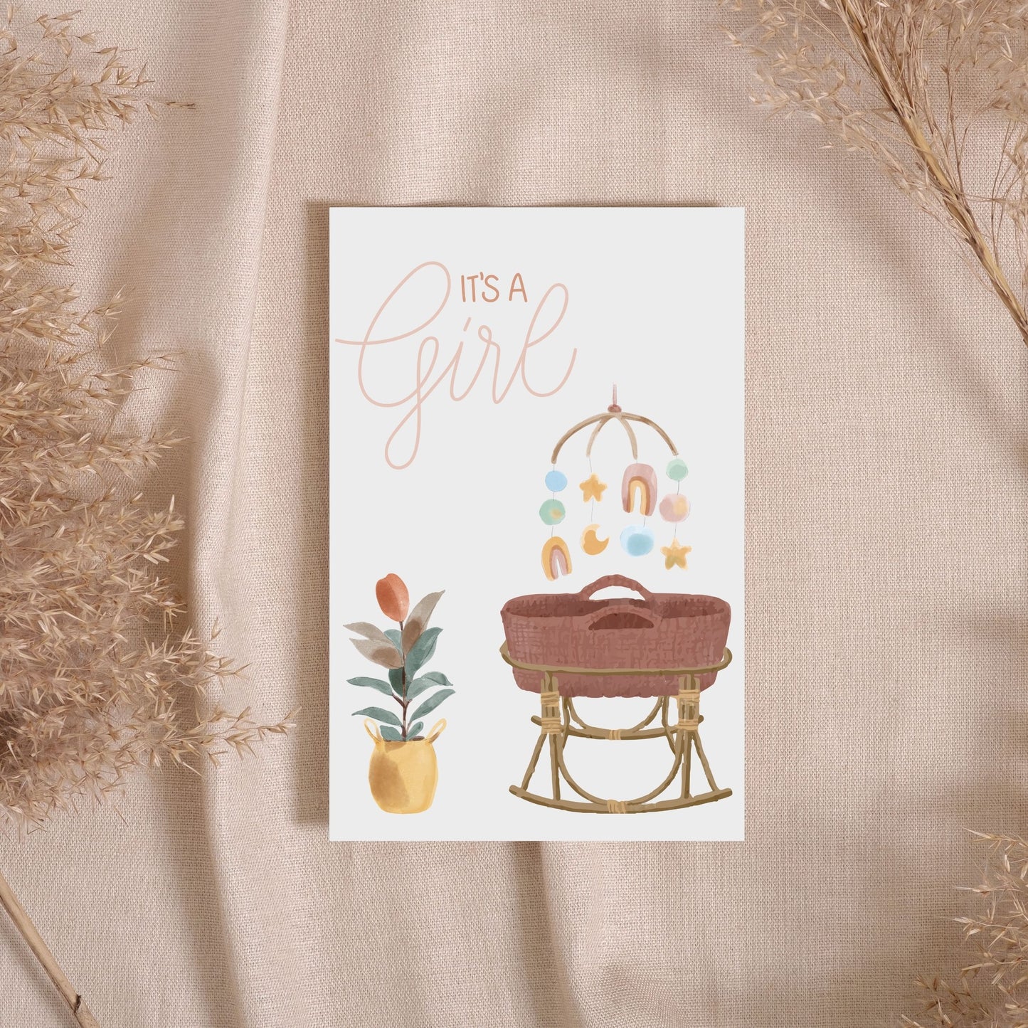 BBY060 - It's a Girl Card