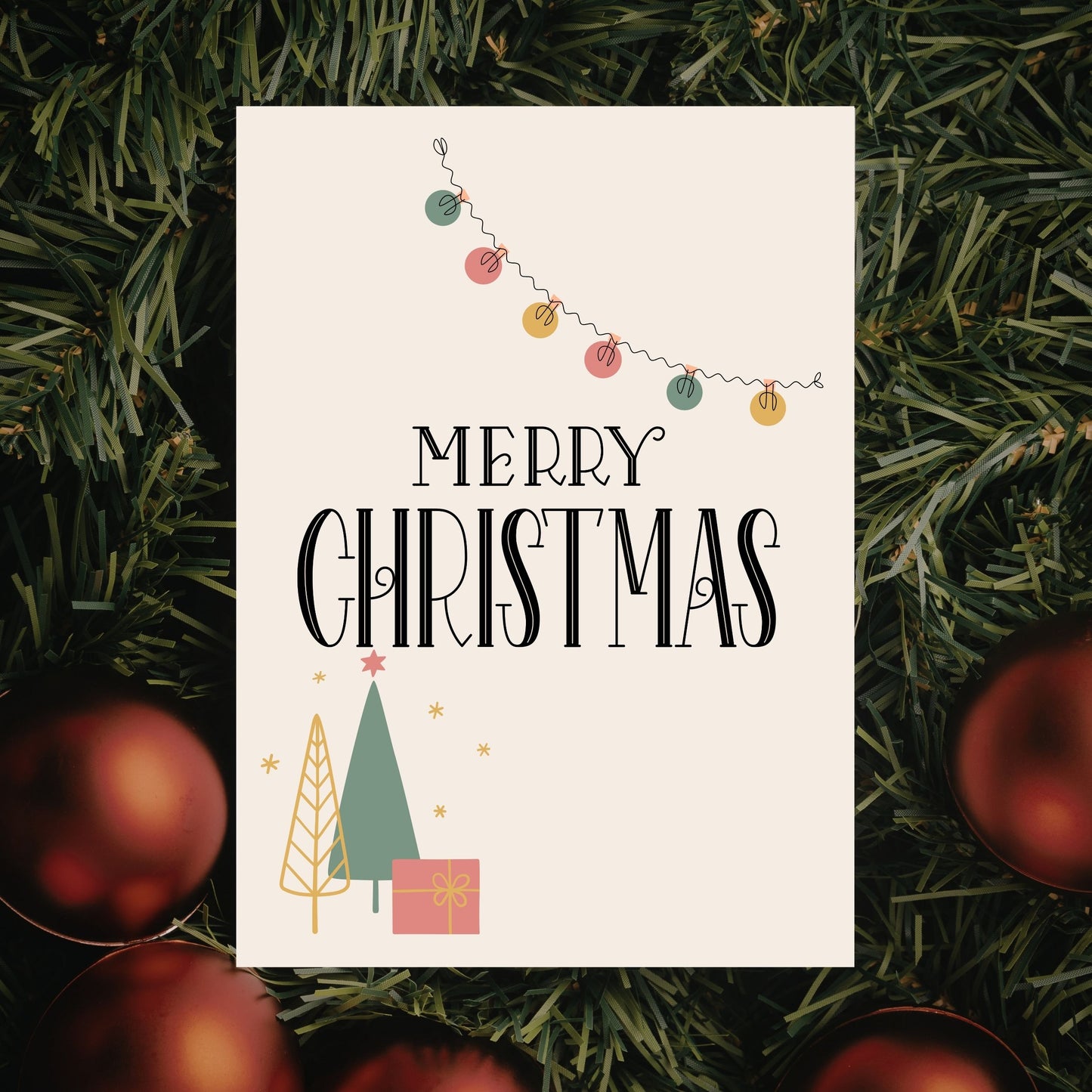CHR069 - Merry Christmas Garland