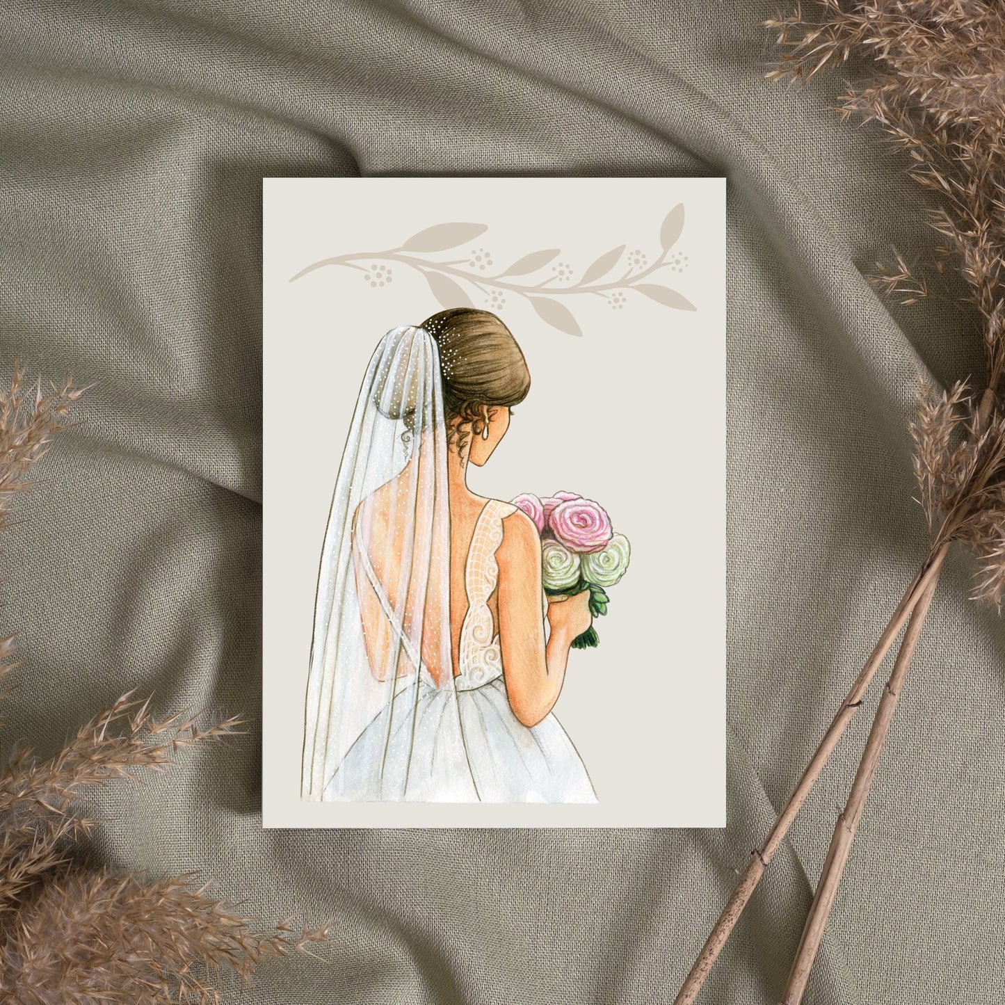 ENG085 - Bride Engagement Card
