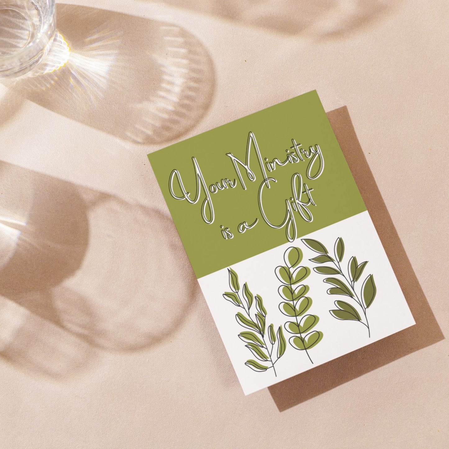 PA125 - Your Ministry is a Gift Pastor Appreciation Card
