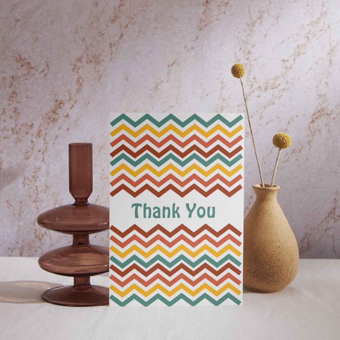 TY049 - Chevron Thank You Card