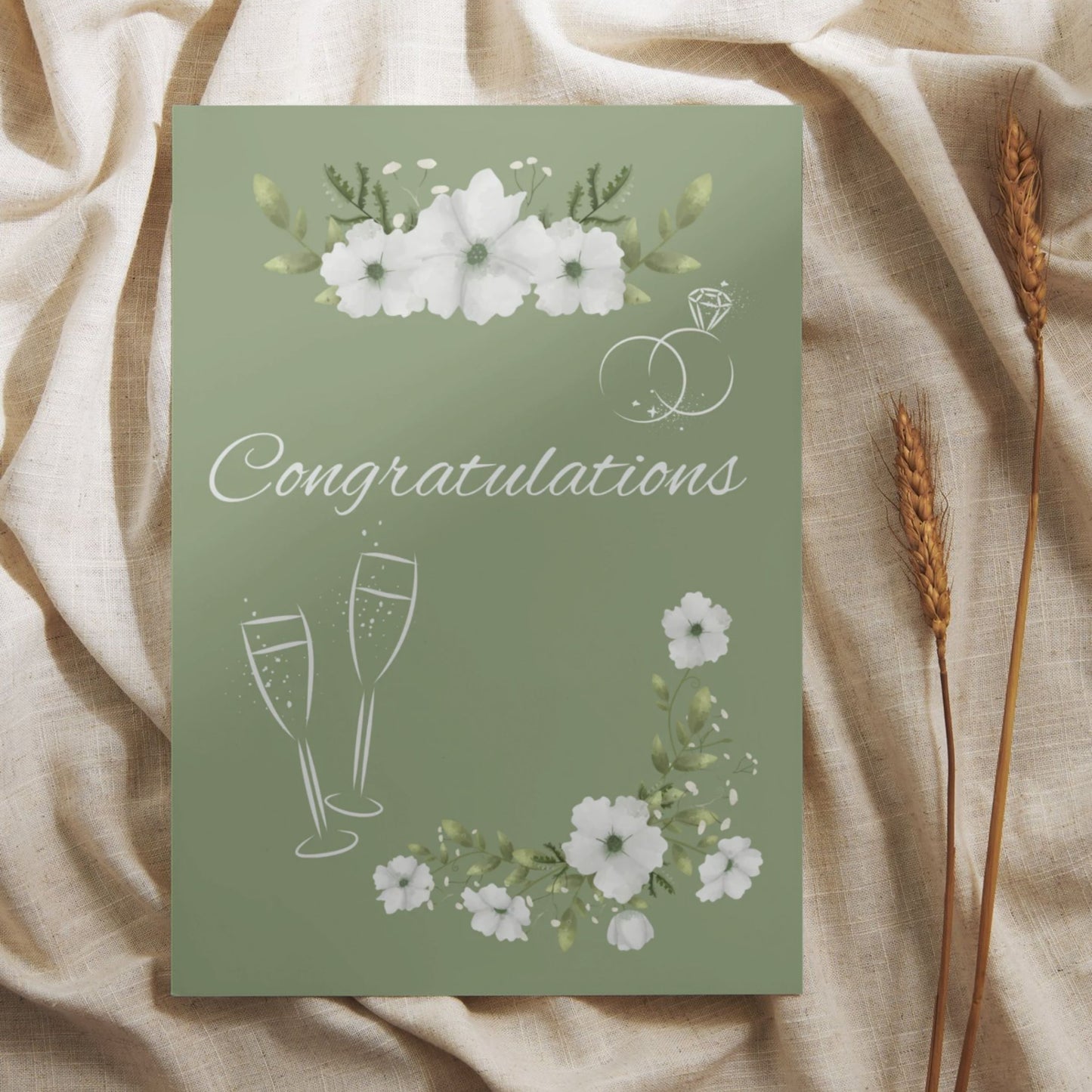 WED056 - Congratulations Wedding Card