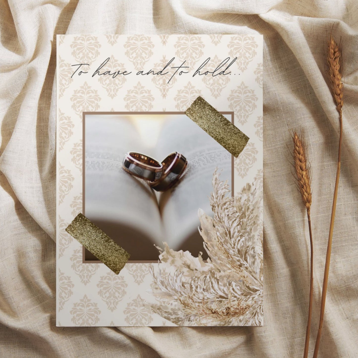 WED092 - Rings Wedding Card