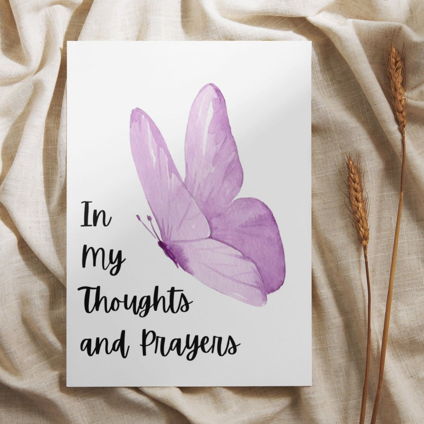 WTOY010 - In My Thoughts and Prayers Card