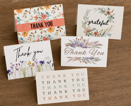Thank You Boxed Cards - 1 Case
