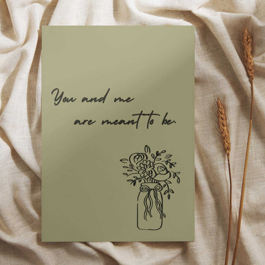 ANY096 - You and Me Anniversary Card