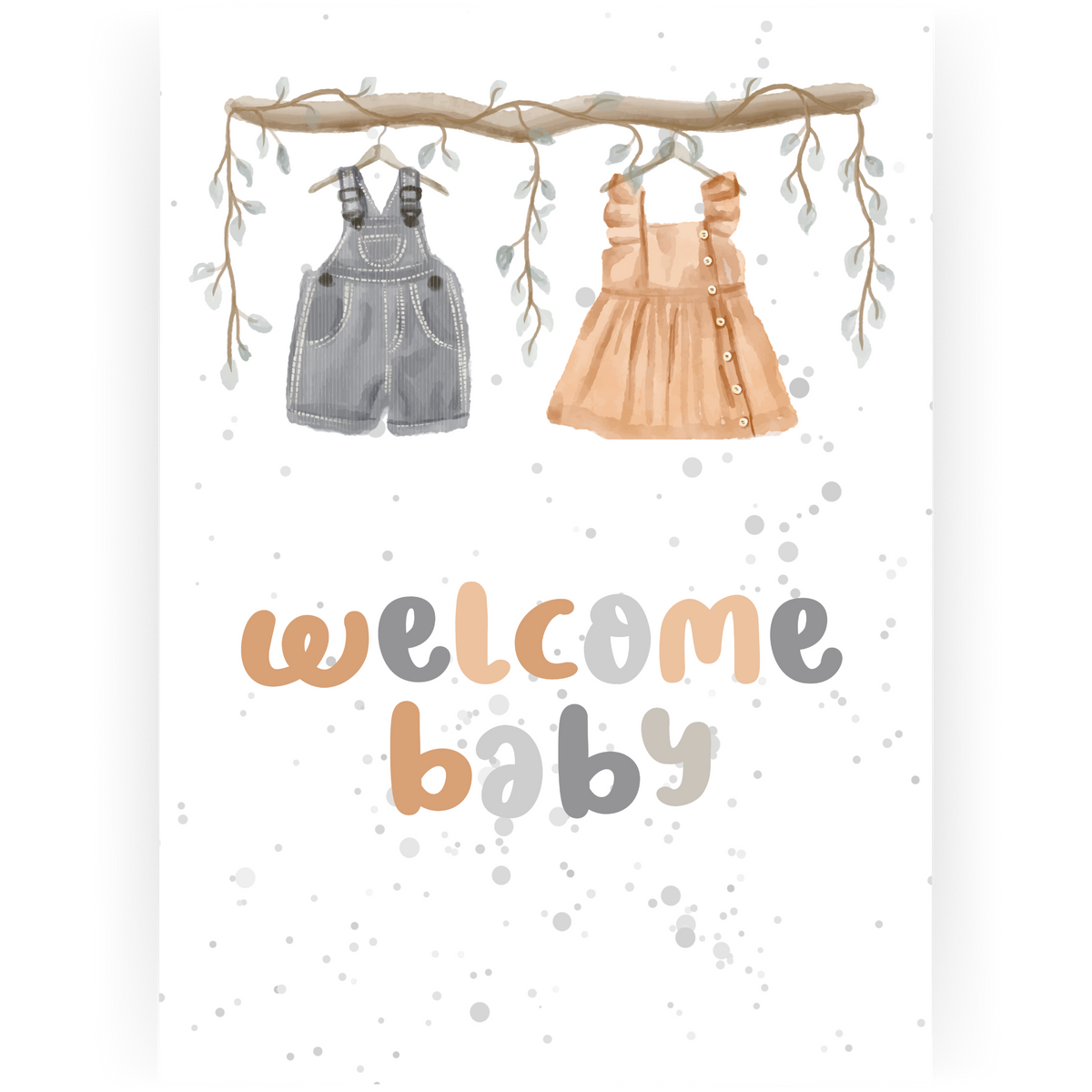 BBY058 - Welcome Baby Card