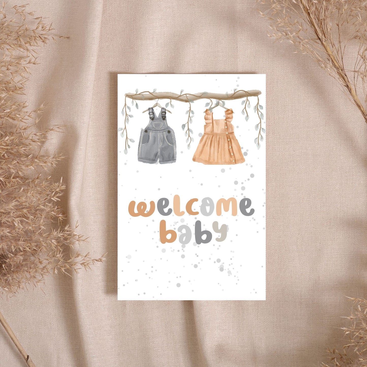 BBY058 - Welcome Baby Card