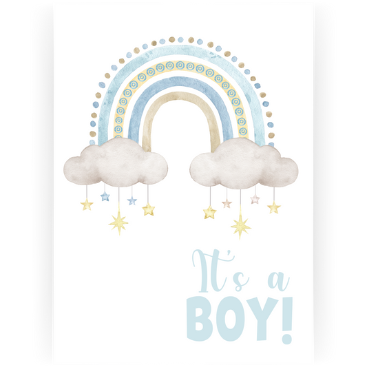 BBY059 - It's a Boy Card