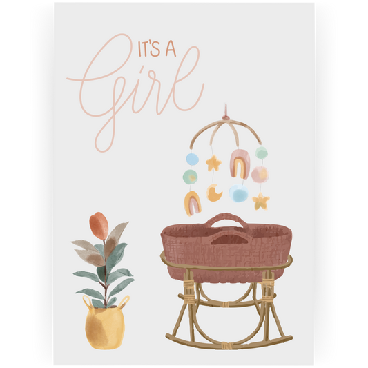 BBY060 - It's a Girl Card
