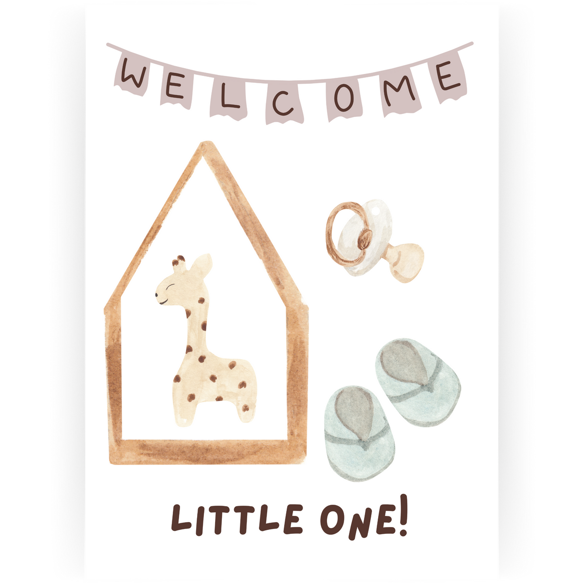 BBY061 - Welcome Little One Card