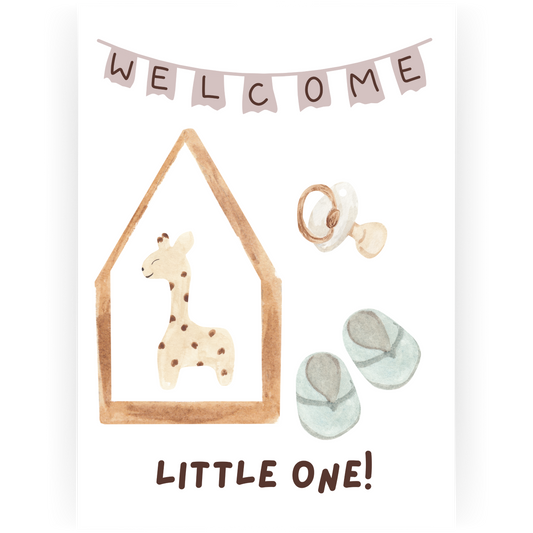BBY061 - Welcome Little One Card