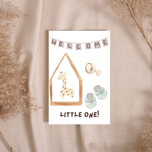 BBY061 - Welcome Little One Card