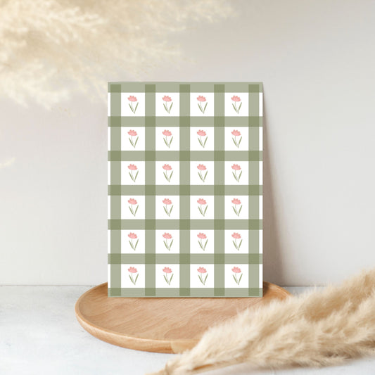 BNC141 - Checkered Blank Card