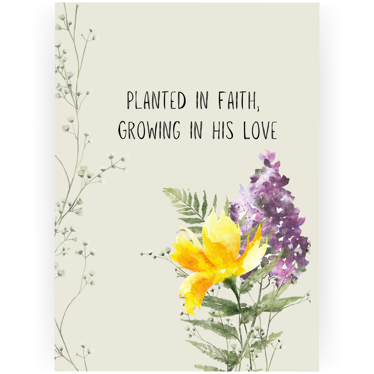 BYD083 - Planted in Faith Baby Dedication