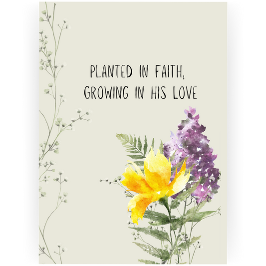 BYD083 - Planted in Faith Baby Dedication