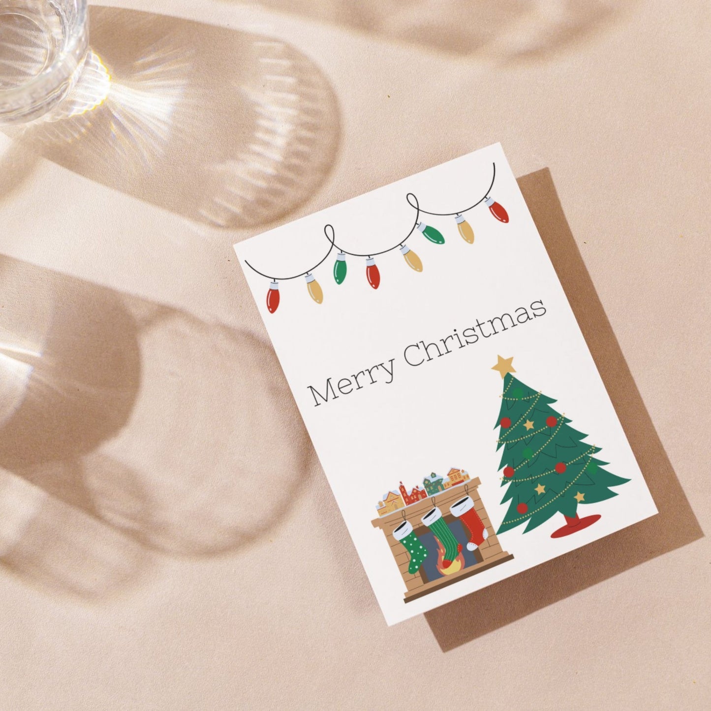 CHR071 - Fireplace Christmas Card