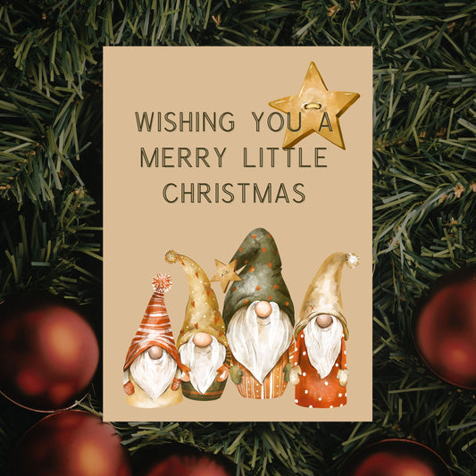 CHR072 - Wishing You A Merry Little Christmas Card