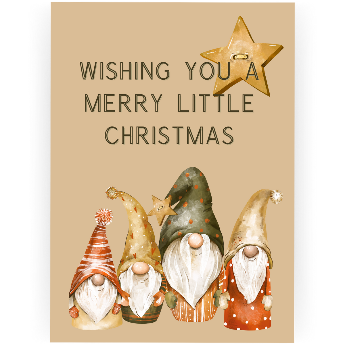 CHR072 - Wishing You A Merry Little Christmas Card