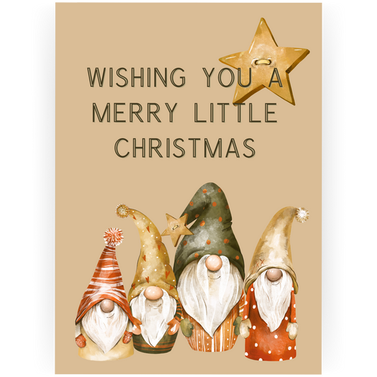 CHR072 - Wishing You A Merry Little Christmas Card