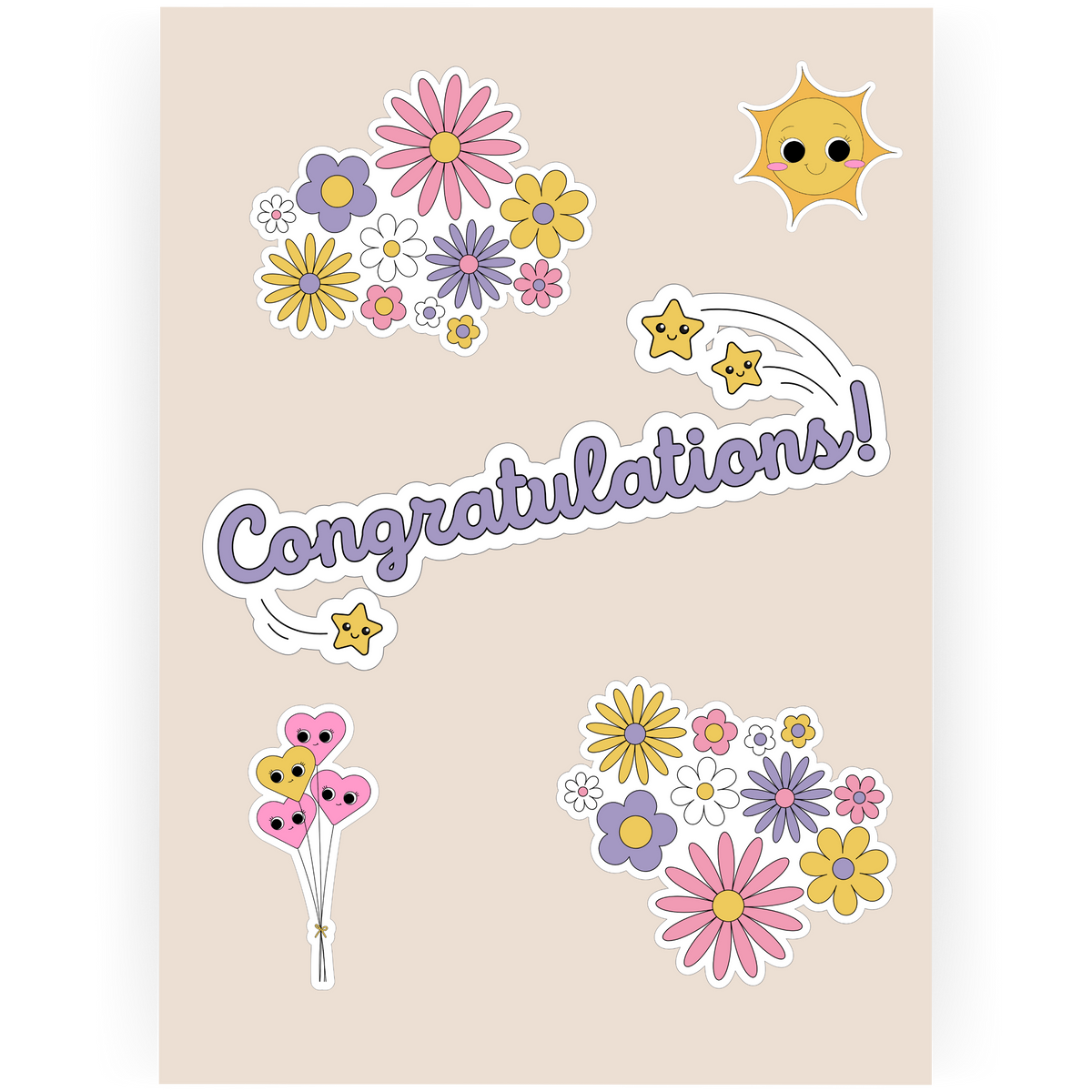CON057 - Congratulations Stickers