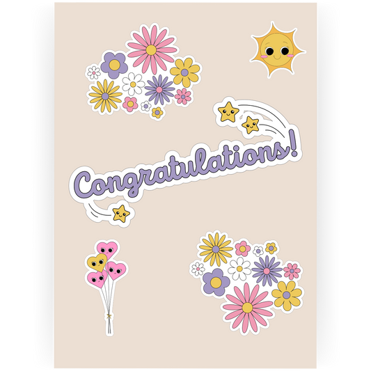 CON057 - Congratulations Stickers