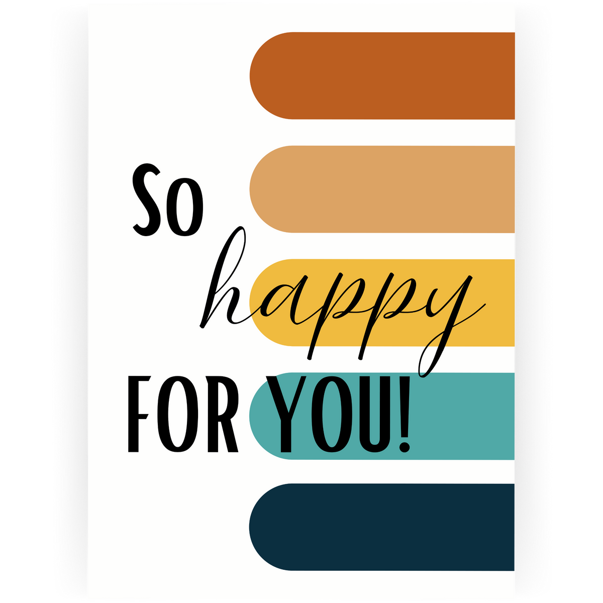 CON124 - So Happy For You Card