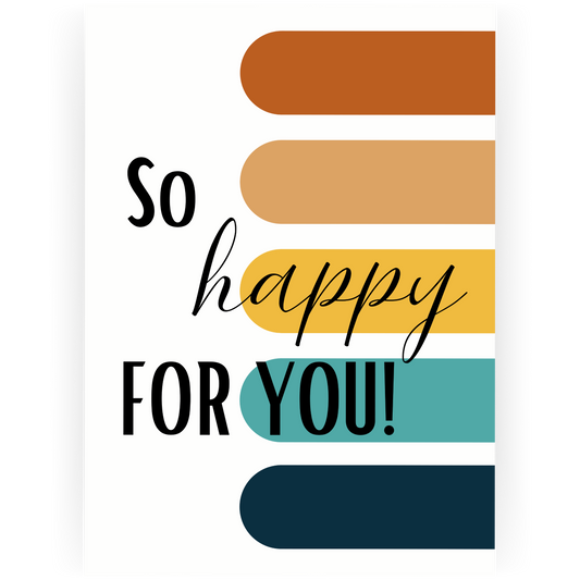 CON124 - So Happy For You Card