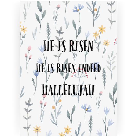 EAS097 - He is Risen Indeed Easter Card