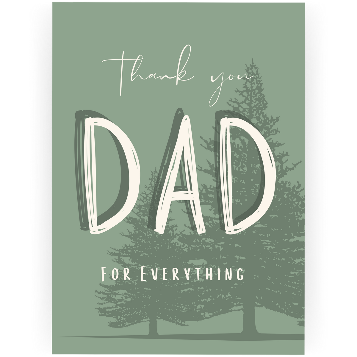 FD116 - Thank You Dad Father's Day Card
