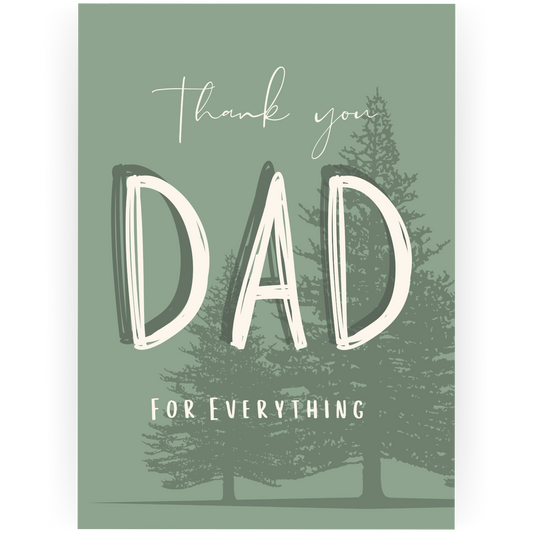 FD116 - Thank You Dad Father's Day Card