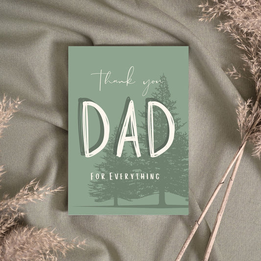 FD116 - Thank You Dad Father's Day Card