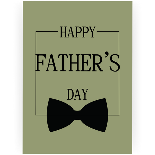 FD136 - Bow tie Father's Day Card