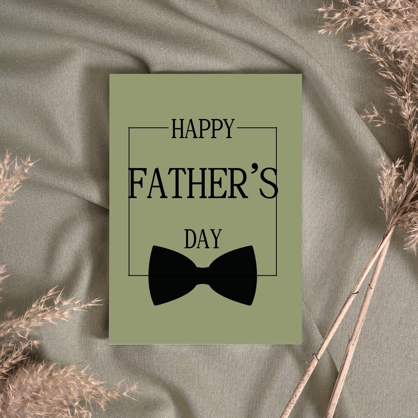 FD136 - Bow tie Father's Day Card