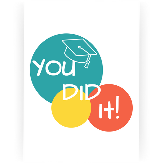GRA137 - You Did It Graduation Card