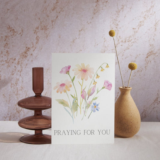 GWS102 - Praying For You Get Well Soon Card