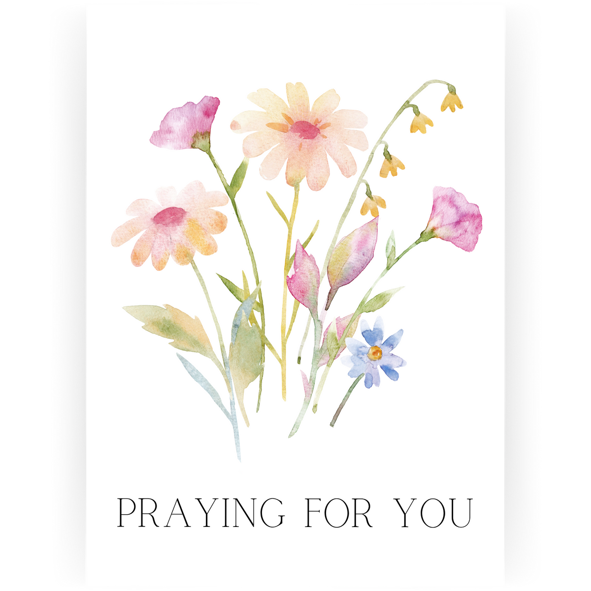 GWS102 - Praying For You Get Well Soon Card