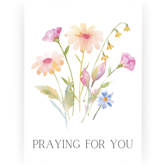 GWS102 - Praying For You Get Well Soon Card