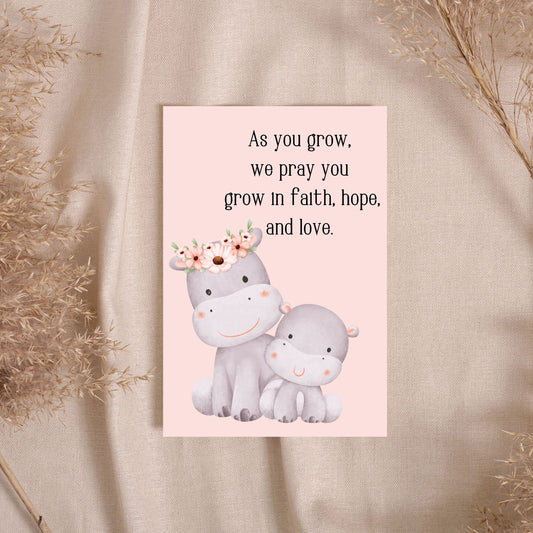 KBD034 - We Pray You Grow In Faith Birthday Card