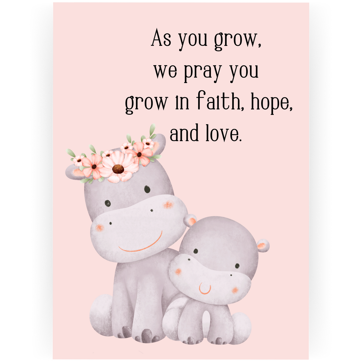 KBD034 - We Pray You Grow In Faith Birthday Card