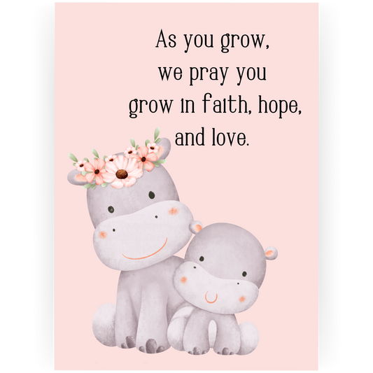 KBD034 - We Pray You Grow In Faith Birthday Card