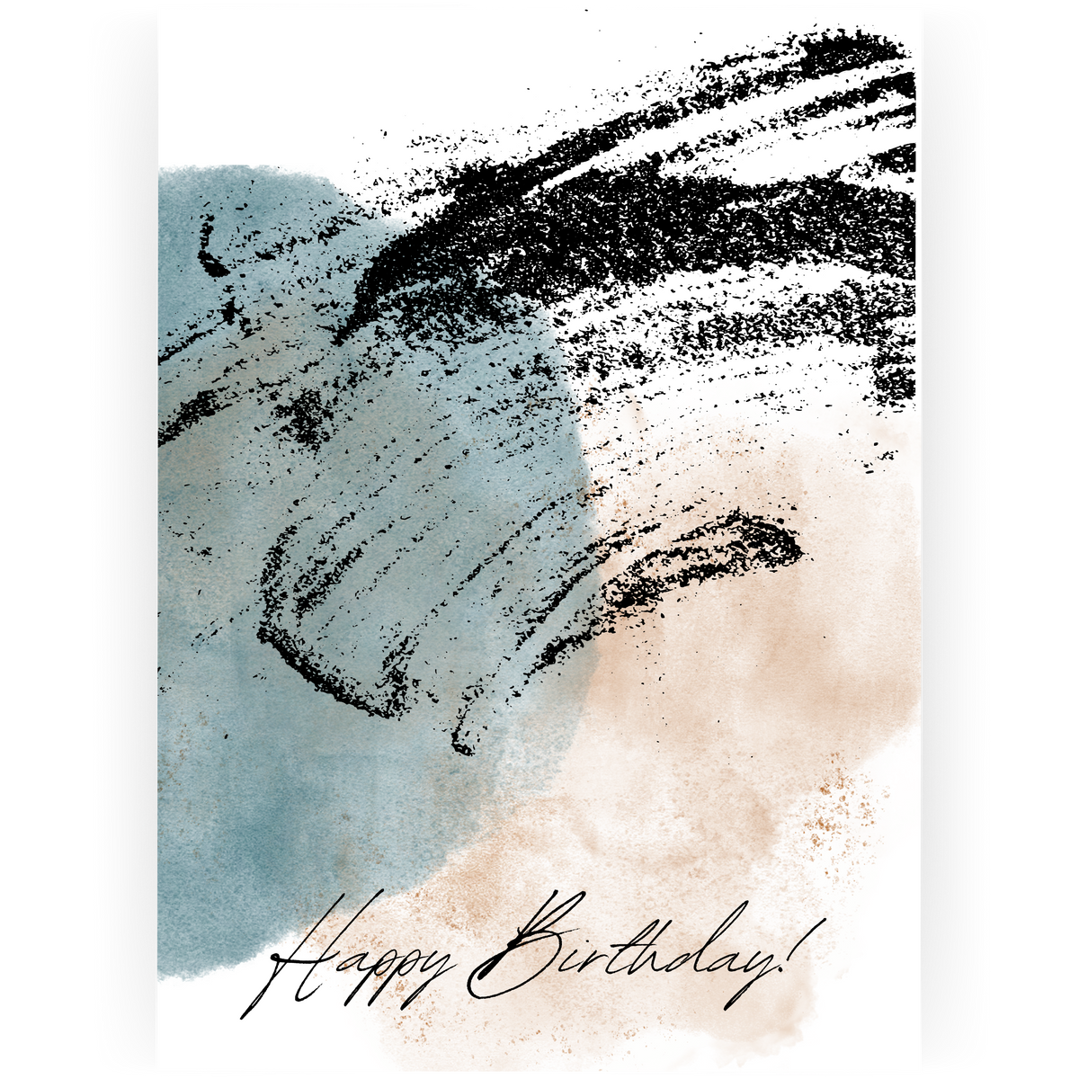 MBD023 - Happy Birthday Watercolor Card