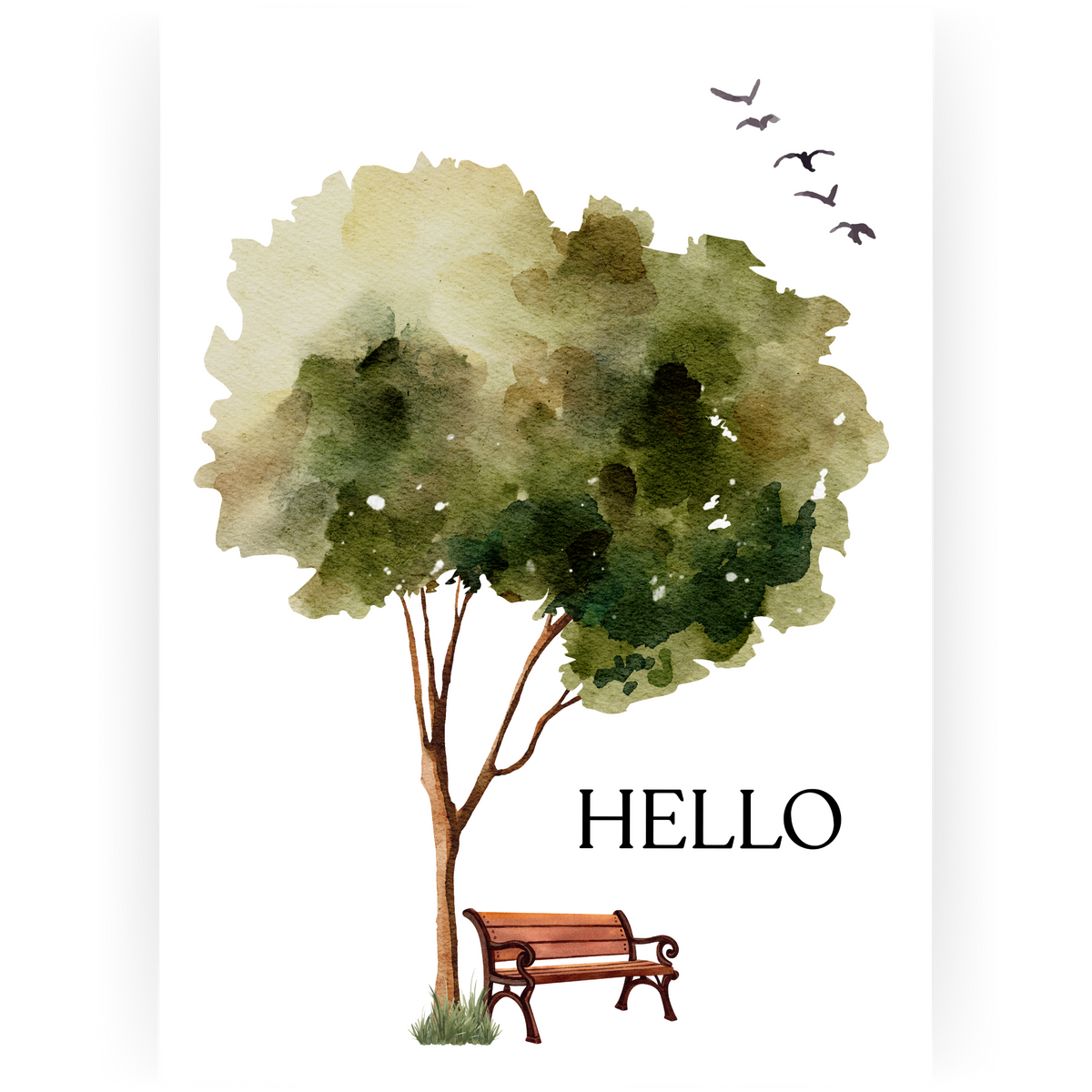 MTOY079 - Hello, Tree Thinking of You Card