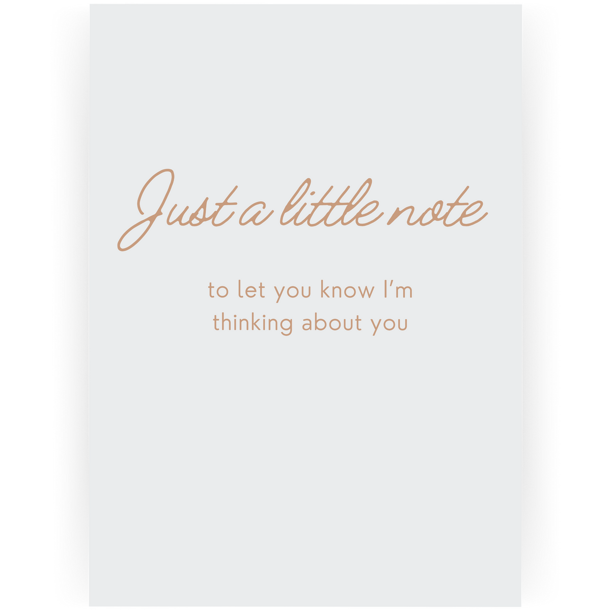 MTOY080 - Just a Little Note Card