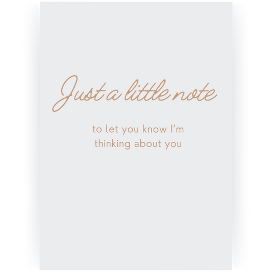 MTOY080 - Just a Little Note Card