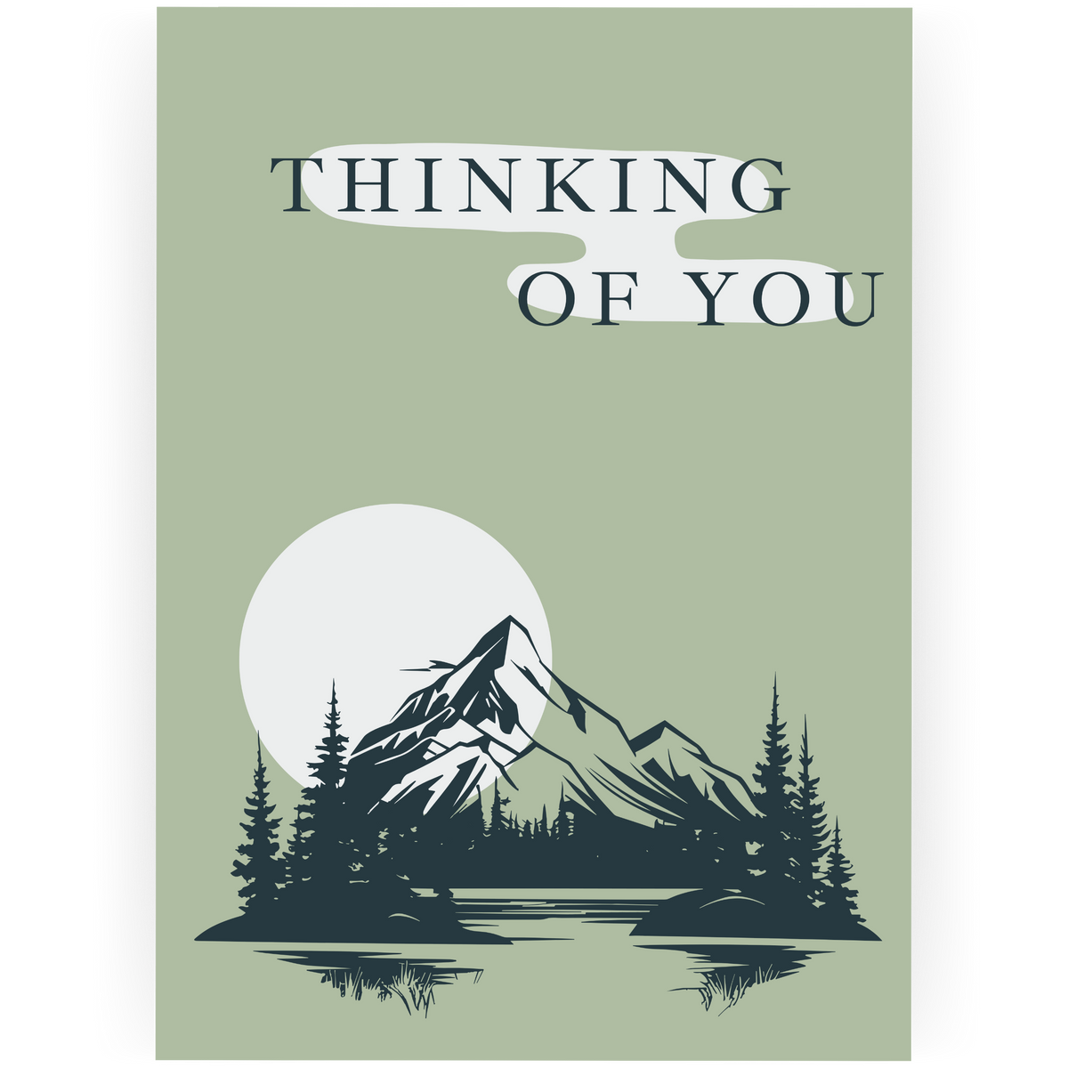 MTOY081 - Thinking of You Green Mountain Card