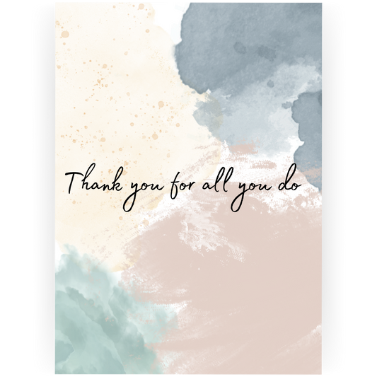 PA128 - Thank You For All You Do Pastor Appreciation