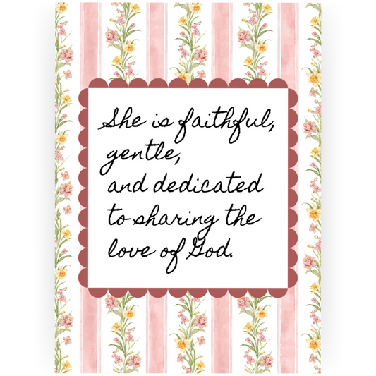 PA150 - Pastor Appreciation (Pastor's Wife) Card