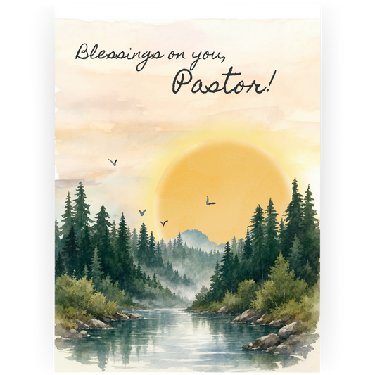 PA201 - Pastor Appreciation Card