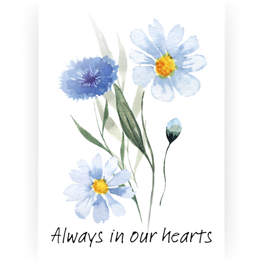 SY002 - Always in Our Hearts Card